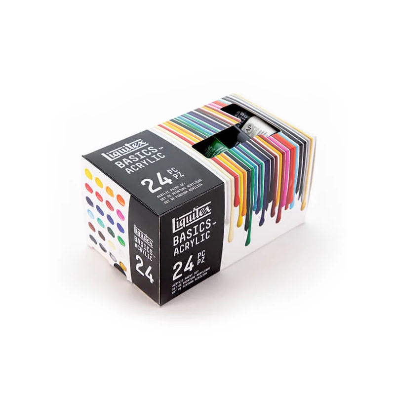 Sada akrylových farieb Liquitex Basics - 24x22 ml