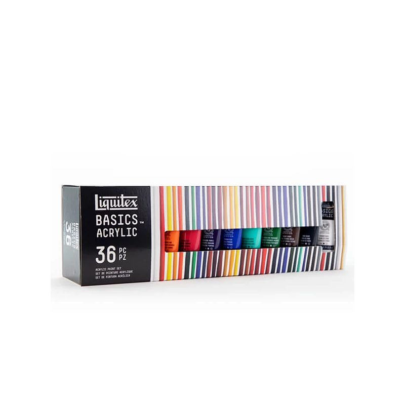 Sada akrylových farieb Liquitex Basics - 36x22 ml
