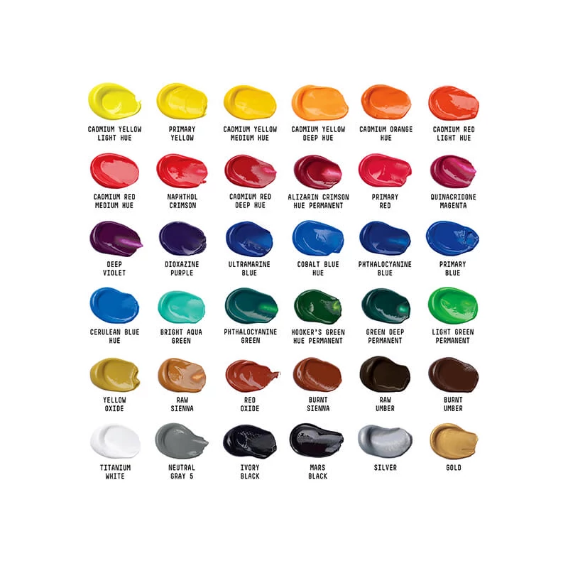Sada akrylových farieb Liquitex Basics - 36x22 ml