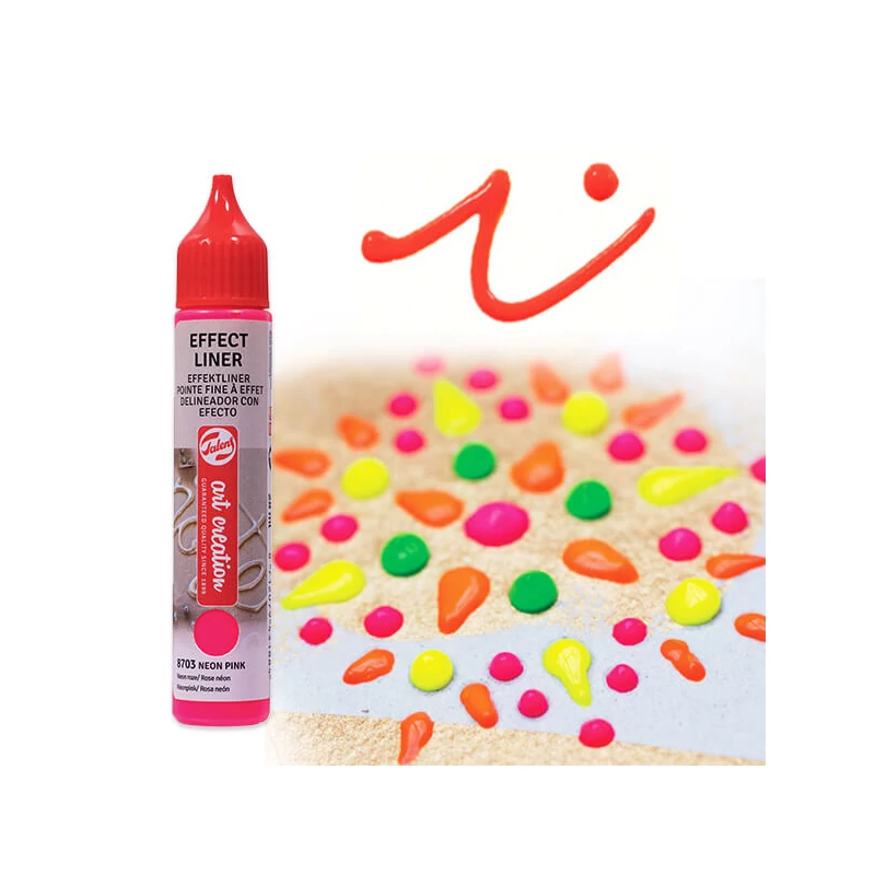 Art Creation Effect Liner, univerzális 3D festéktoll, 28 ml - 6034 Fresh green