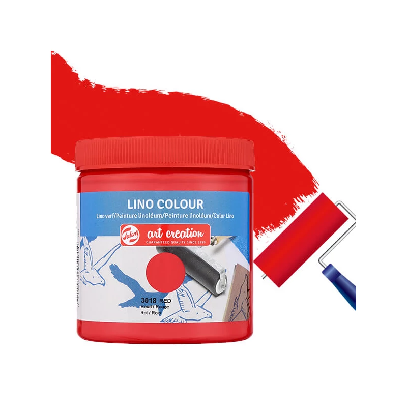 Art Creation linófesték, 250 ml, vizes bázisú - 3018 Red