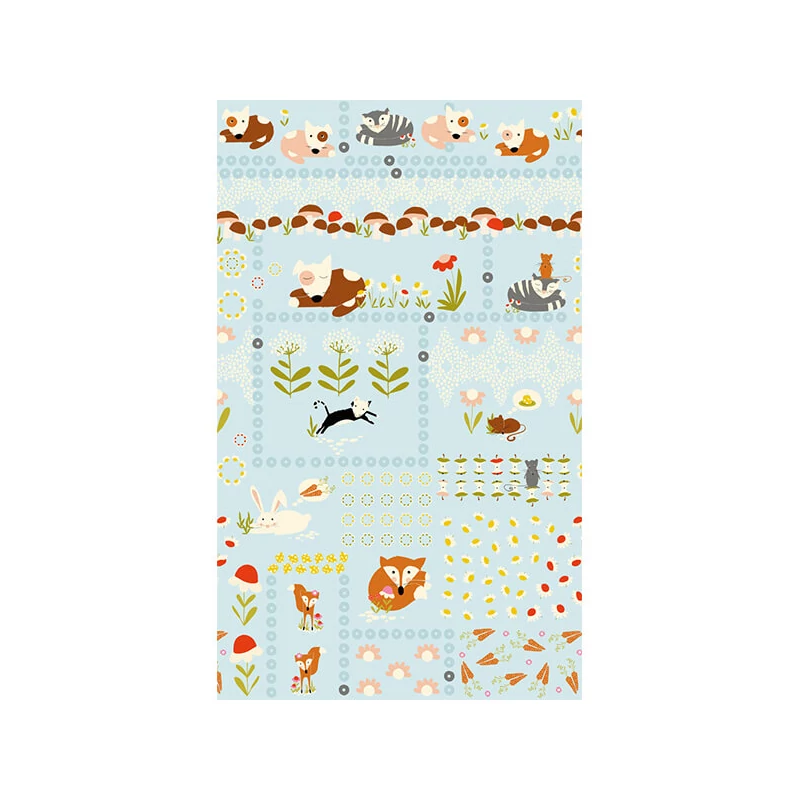 Patchworková tkanina - Stof - Daydreamers 4500-271 Panel, 60cm