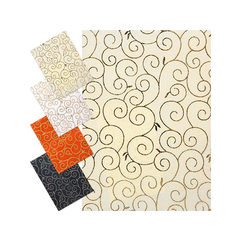 Bavlnený papier, A4, Arabesque, zlatý - v rôznych farbách