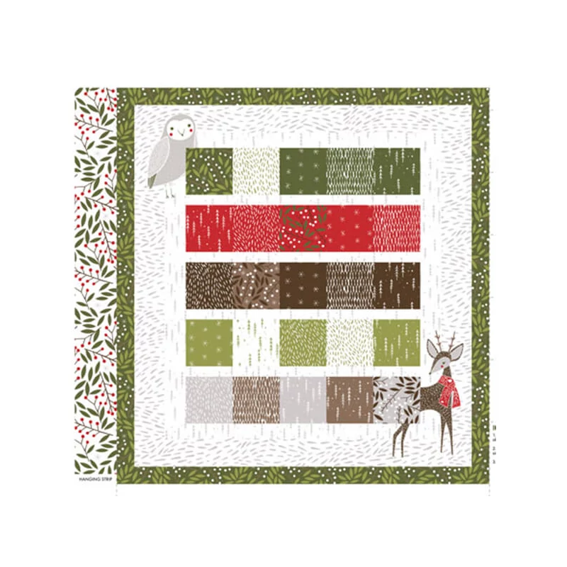 Patchworková tkanina - Moda - Merriment by Gingiber 48272-11 Panel, 60 cm