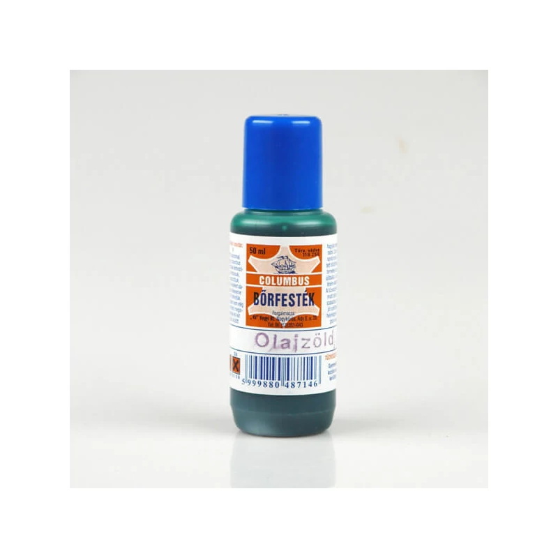 Farba na kožu Columbus - 50 ml - olivovo zelená