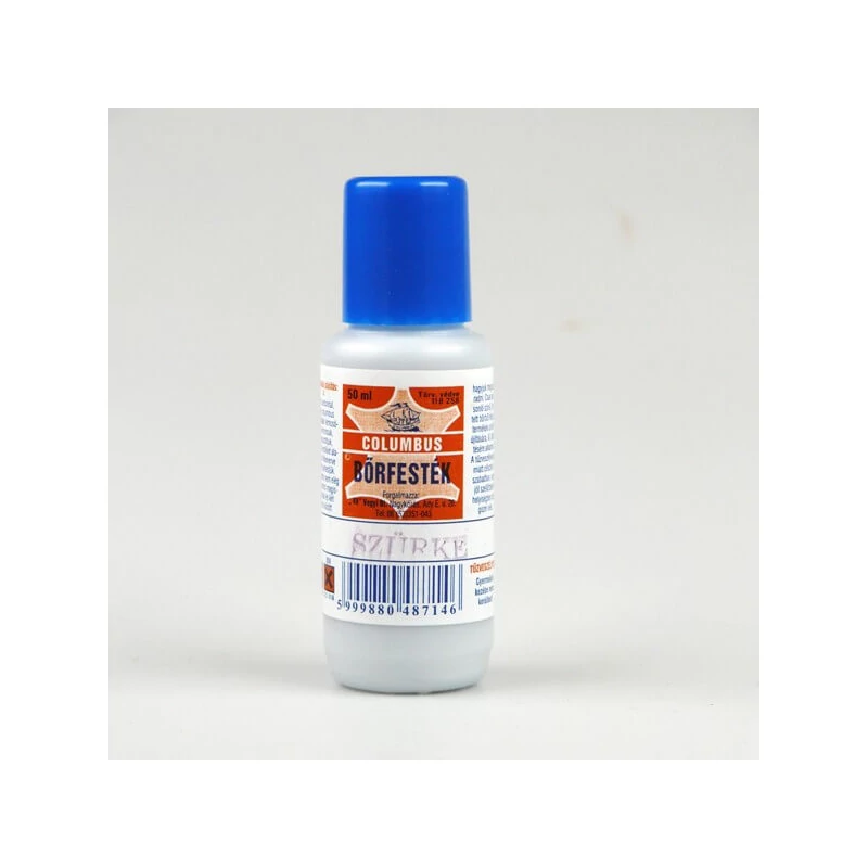 Farba na kožu Columbus - 50 ml - sivá