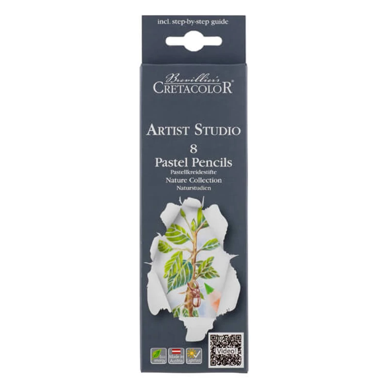 Sada pastelových ceruziek Cretacolor Artist Studio, 8 kusov, Nature Collection