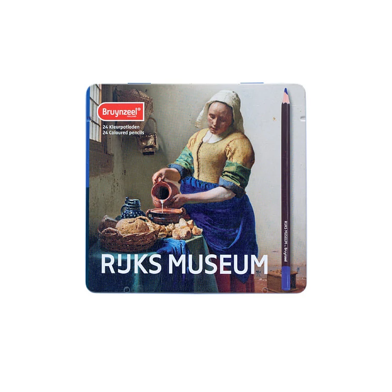 Sada farebných ceruziek Bruynzeel Rijks Museum – 24 kusov, Vermeer: Milkmaid
