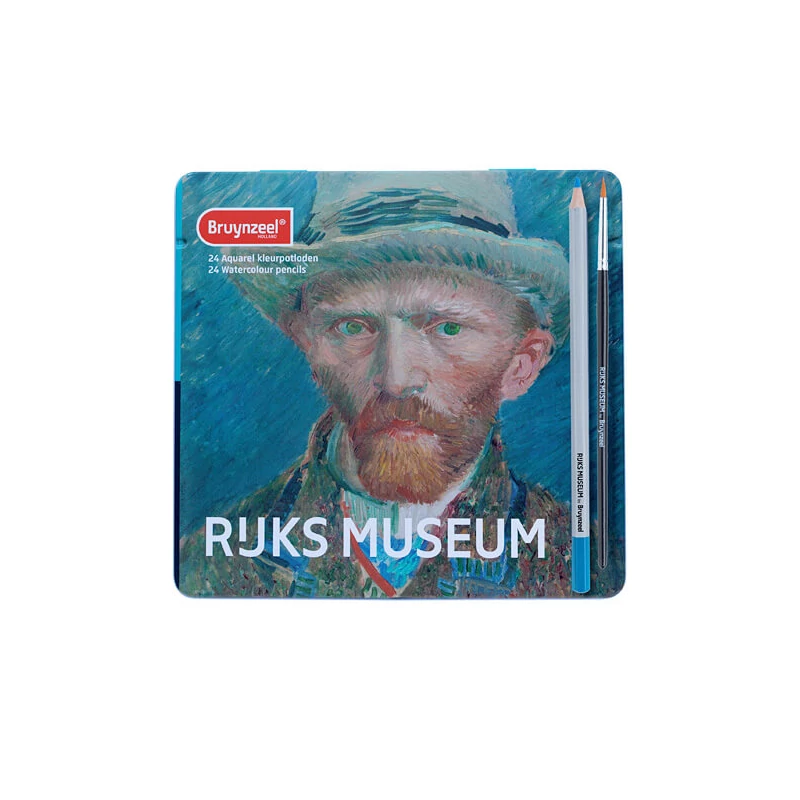 Sada akvarelových ceruziek Bruynzeel Rijks Museum - 24 ks, Van Gogh: Autoportrét