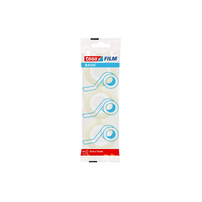 Lepiaca páska ICO, Tesa 58547, 15 mm x 33 m, 3 ks