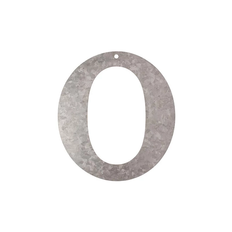 Písmeno zo zinku - O, 12 cm
