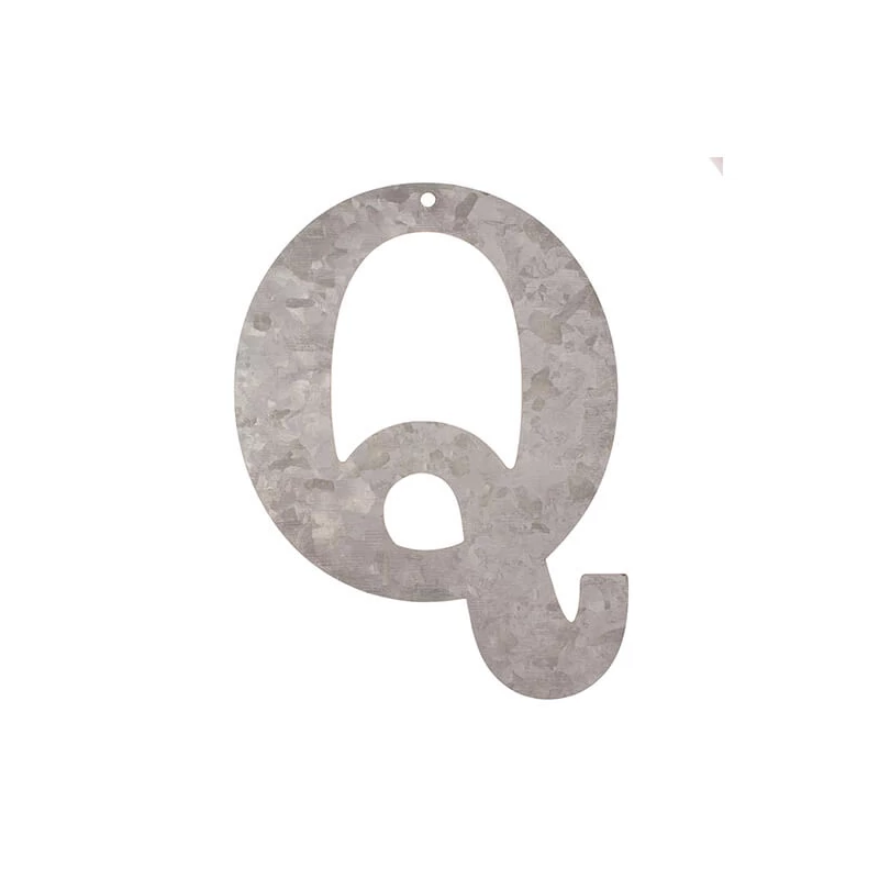 Písmeno zo zinku - Q, 12 cm