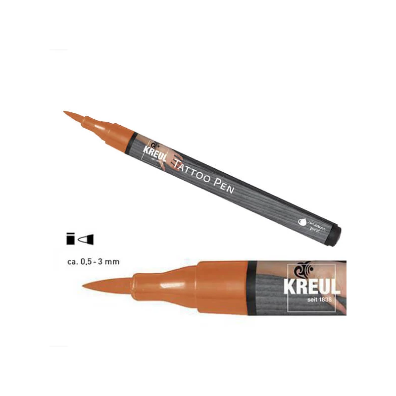 Tetovacie pero, Tattoo pen, 0,5-3 mm - henna