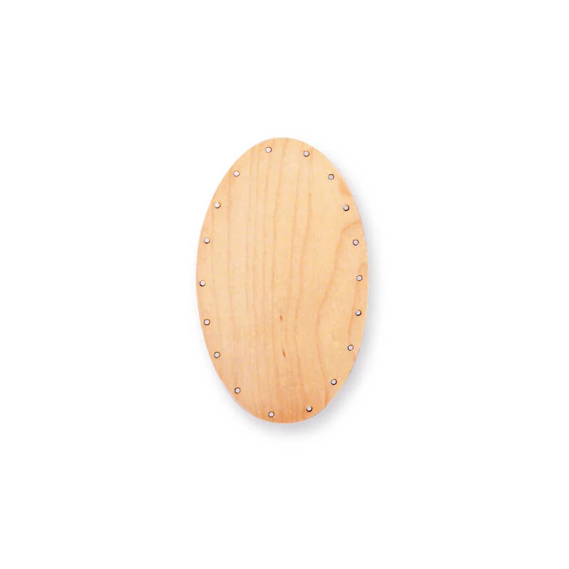 Základ pre tkanie košíkov, oválny - veľkosť otvorov 7x11 cm, 2,5 mm