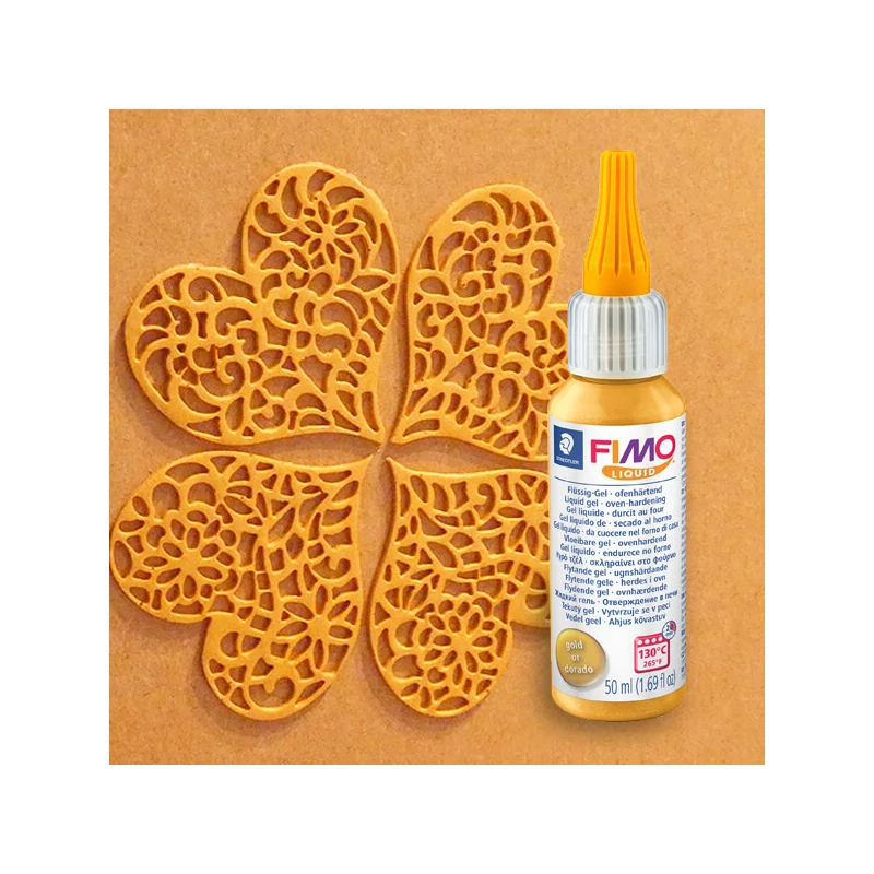 FIMO Liquid, Deco gél, 50 ml - zlatý