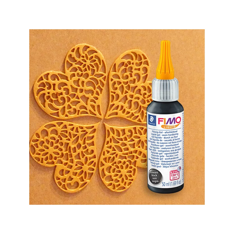 FIMO Liquid, Deco gél, 50 ml - čierny