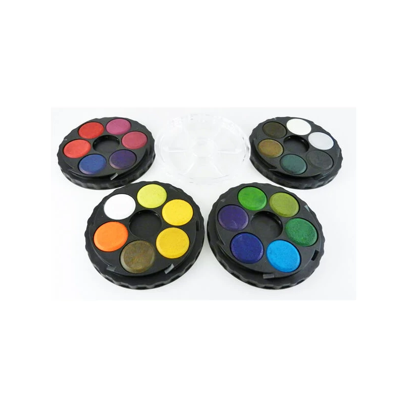 Sada vodových farieb KOH-I-NOOR Brilliant Watercolors (Anilinky) - 24 ks