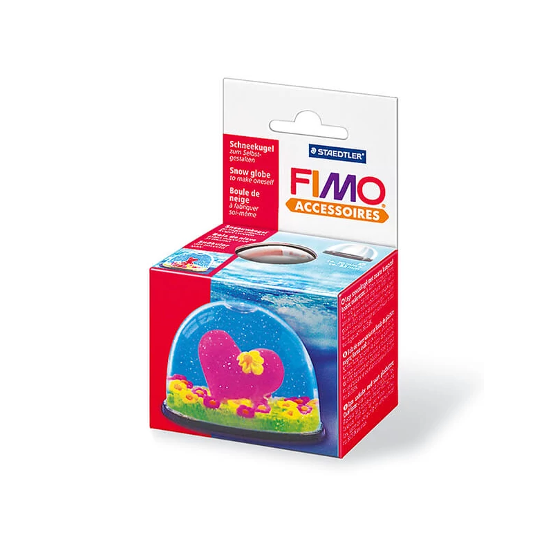 Fimo podstavec snehovej gule - oválny, 7x5,2 cm