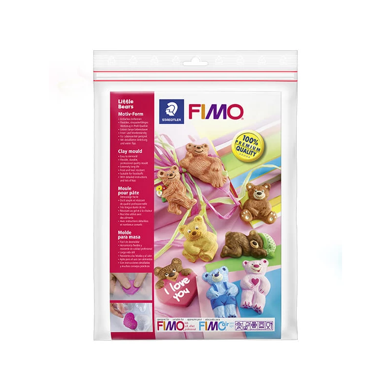 Odlievacia forma FIMO- medvedíky