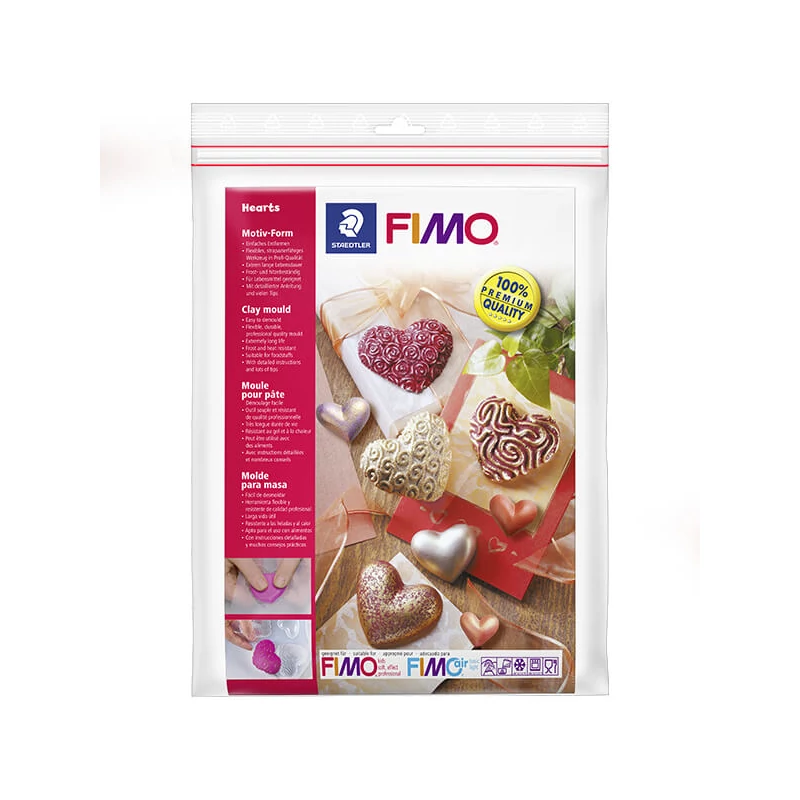 Odlievacia forma FIMO - srdiečka