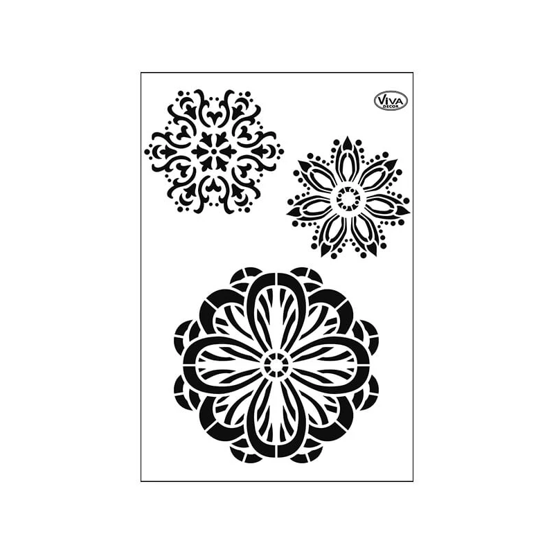 Šablóna, 21x29,7 cm - Mandala