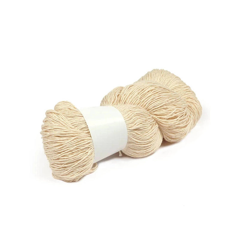 Surová bavlnená priadza v motringu (farbiteľná), 200 g
