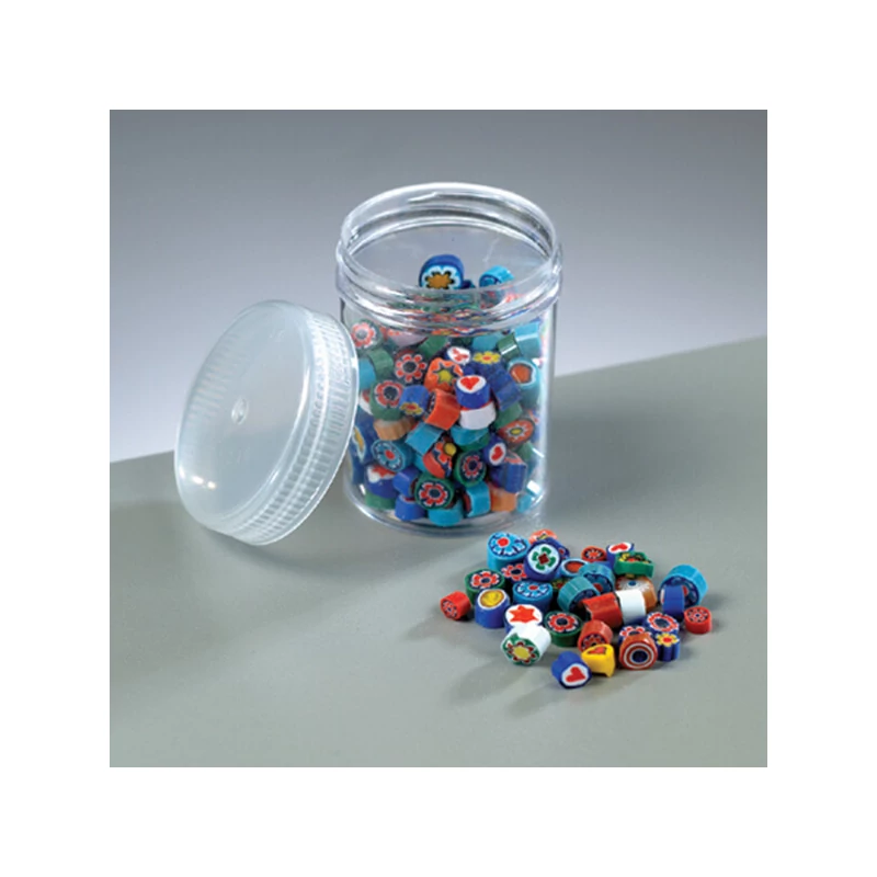 Sklenené kúsky Millefiori - 4-6 mm, 40 g