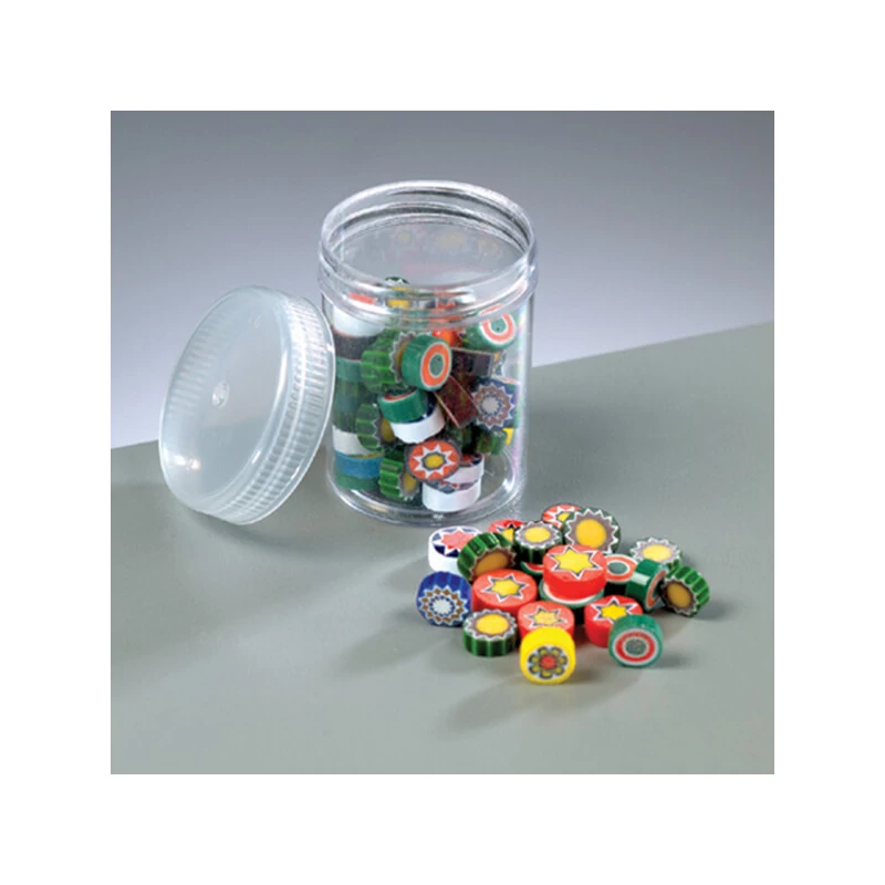Sklenené kúsky Millefiori - 8-10 mm, 40 g