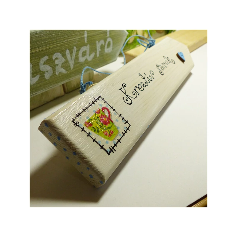 Drevená smerová šípka - 5,5x25 cm