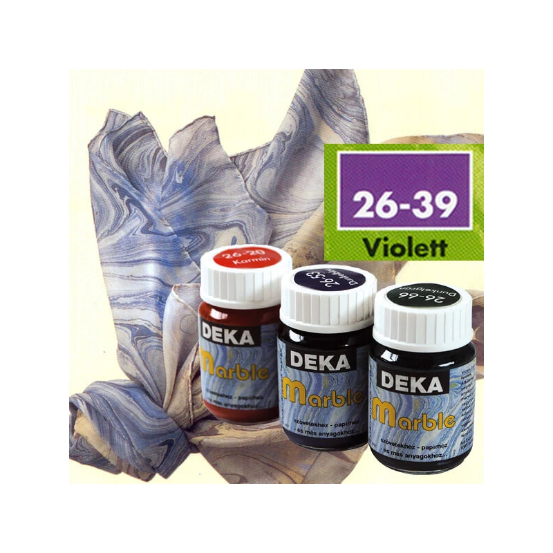 Mramorovacia farba Deka Marble 25 ml - 39 viola