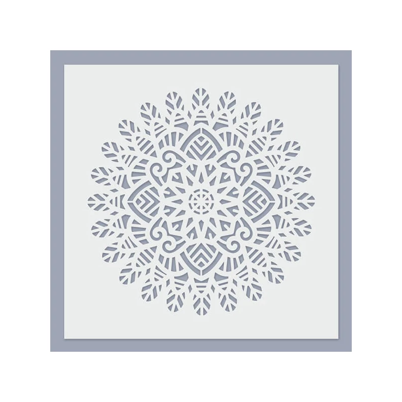 Šablóna, 24,5x24,5 cm - Mandala 02