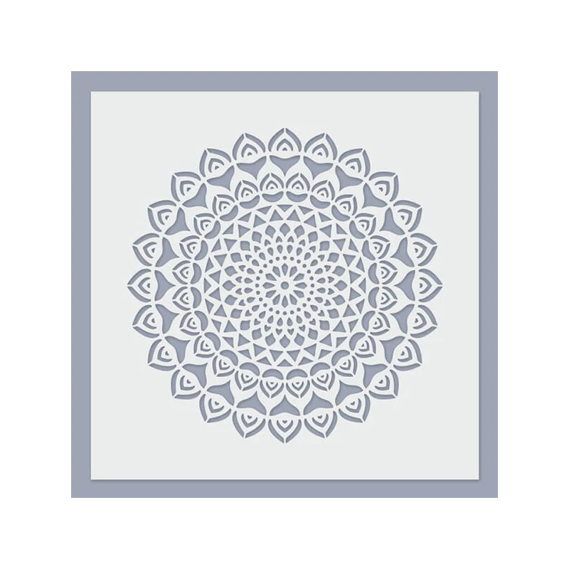 Šablóna, 24,5x24,5 cm - Mandala 07