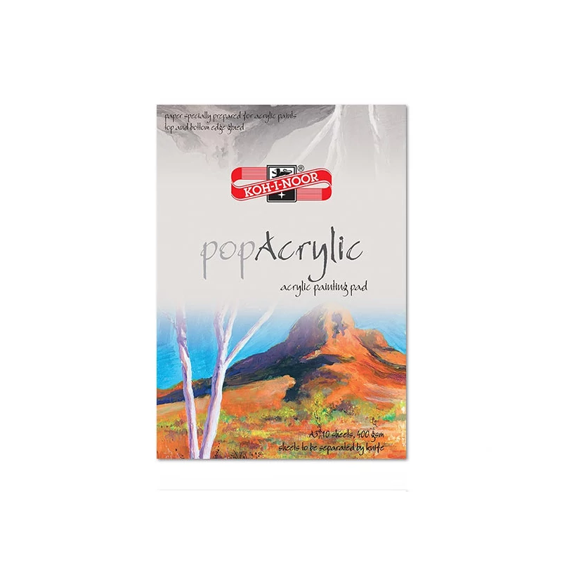 Akrylový maliarsky blok KOH-I-NOOR Pop Acrylic, 400 g, A3, KOH9920