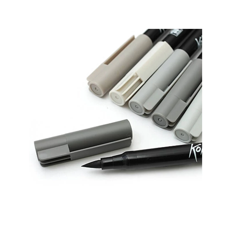 Sada štetcových popisovačov Sakura Koi Brush Pen - 6 ks, Urban