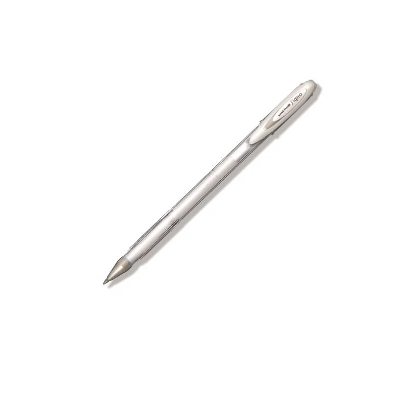 Gélové pero, UNI UM-120AC, biele