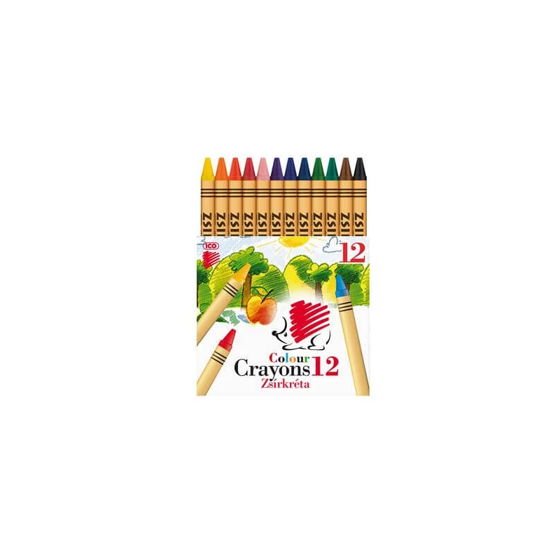 Sada pasteliek Ježko KOH-I-NOOR, 12 ks