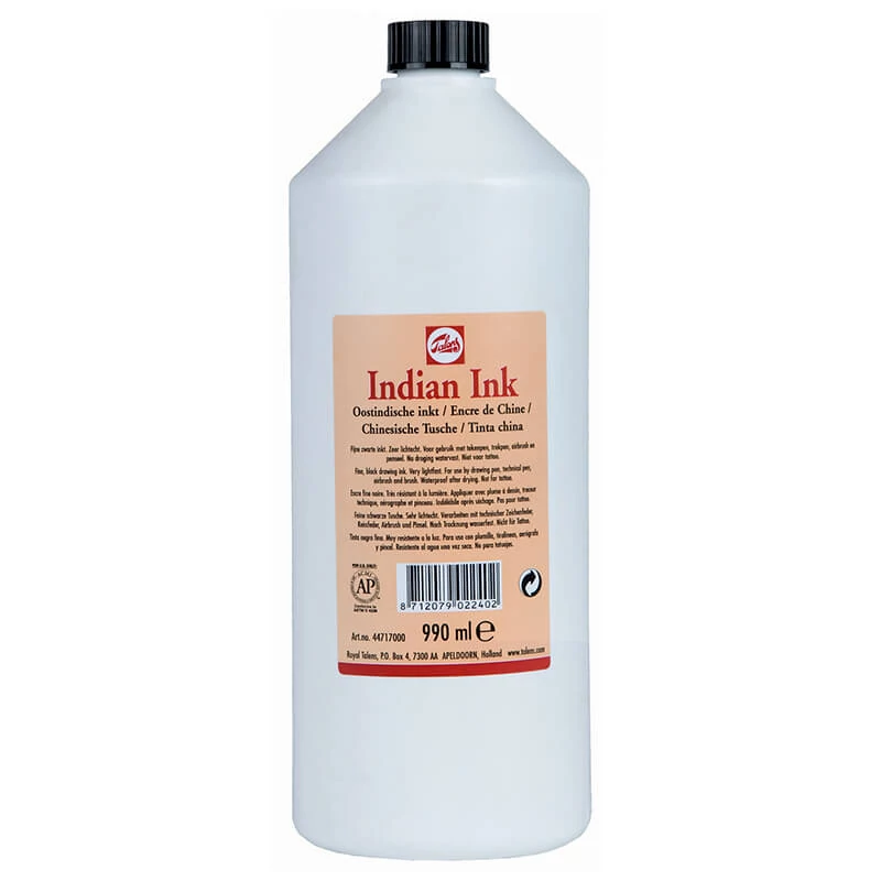 Indický atrament na kreslenie Talens - 990 ml