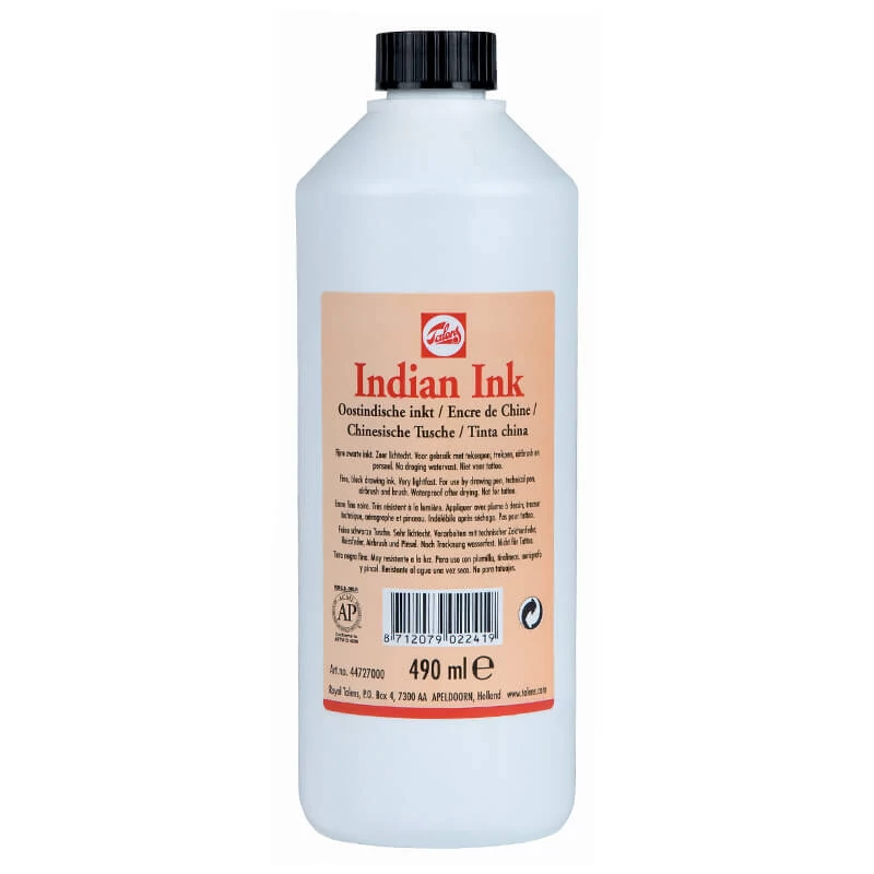 Indický atrament na kreslenie Talens - 490 ml