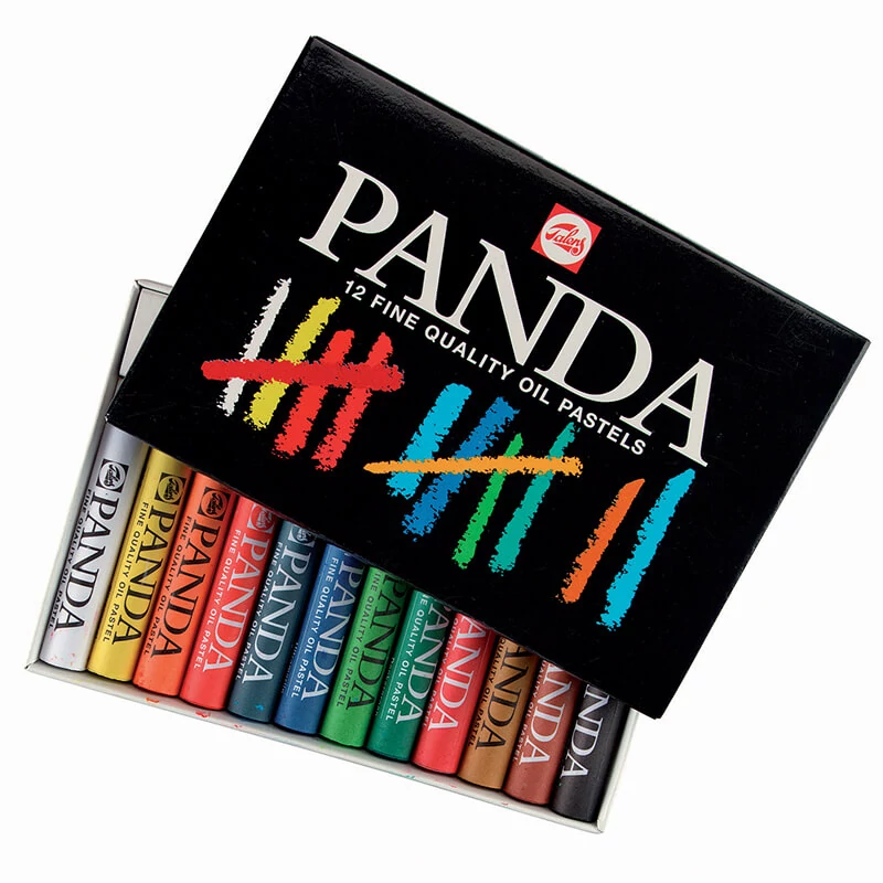 Sada olejových pastelov Talens Panda (pastelka) - 12 ks