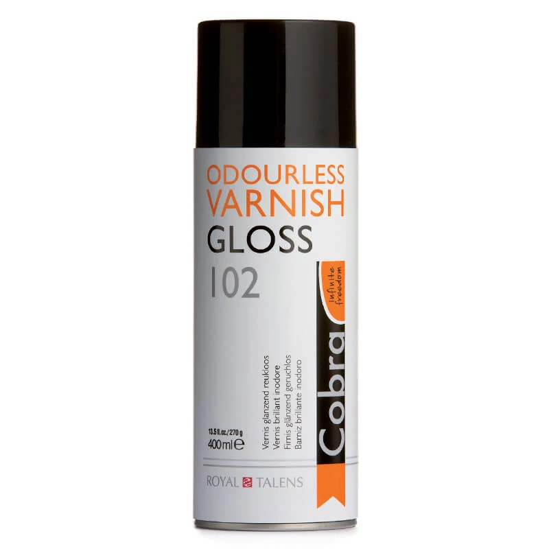 Lak v spreji Talens Cobra 102, lesklý - 400 ml