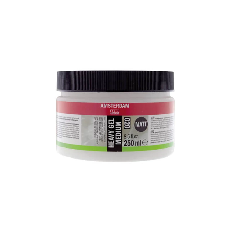 Heavy gél médium Talens Amsterdam 020 , 250 ml - matný