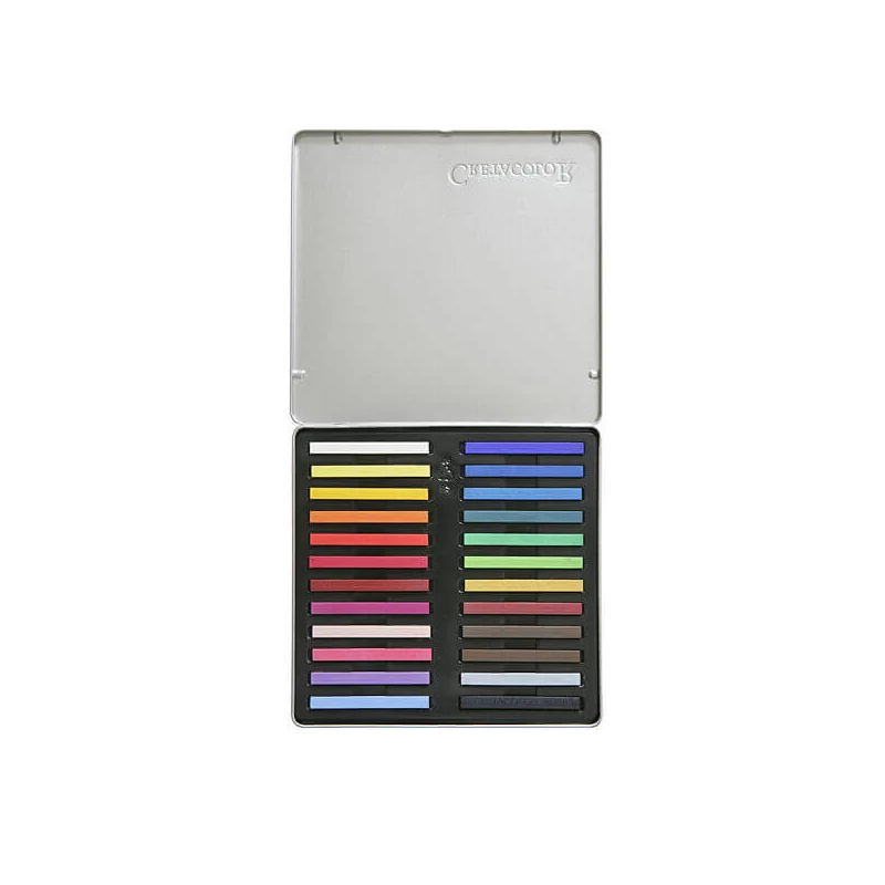 Sada pasteliek (pitt kried) Cretacolor - 24 ks, v kovovej krabičke