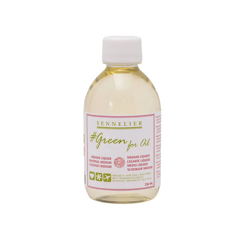 Sennelier Green for oil (ekologické) farbivo - 250 ml