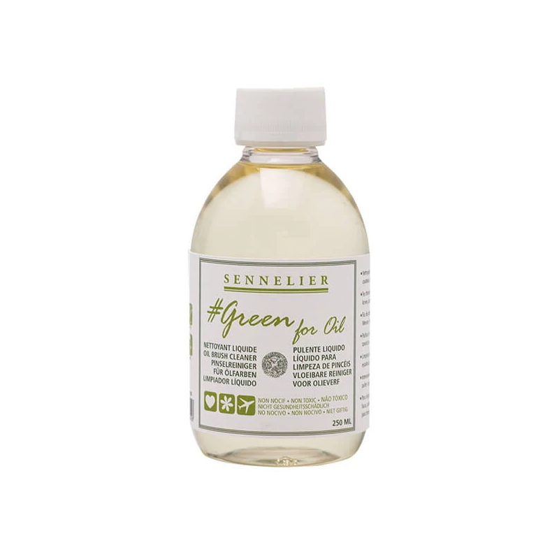 Sennelier Green for oil (ekologický) tekutý čistiaci prostriedok na štetce - 250 ml