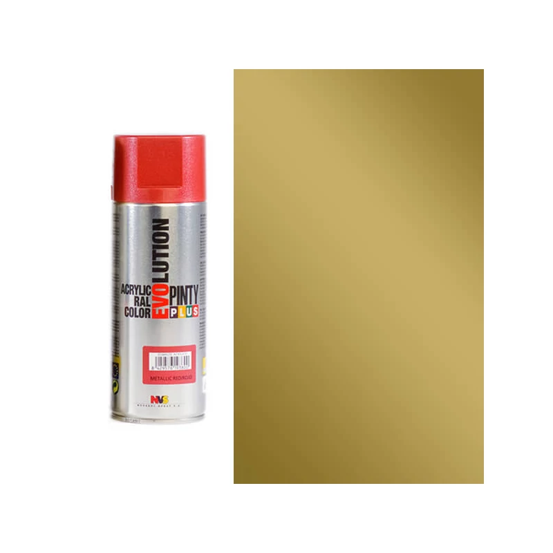 Akrylová farba v spreji, EVOLUTION metalíza, 400 ml - M192 zlatá