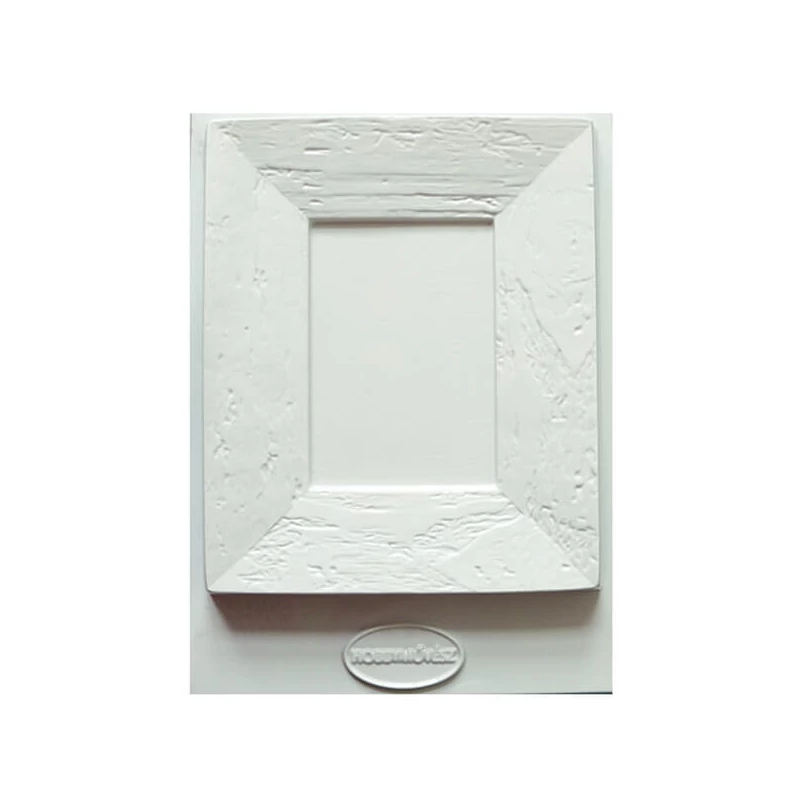 Plastová odlievacia forma Hobbyművész - rám na obraz, vzor dreva, 9x13 cm