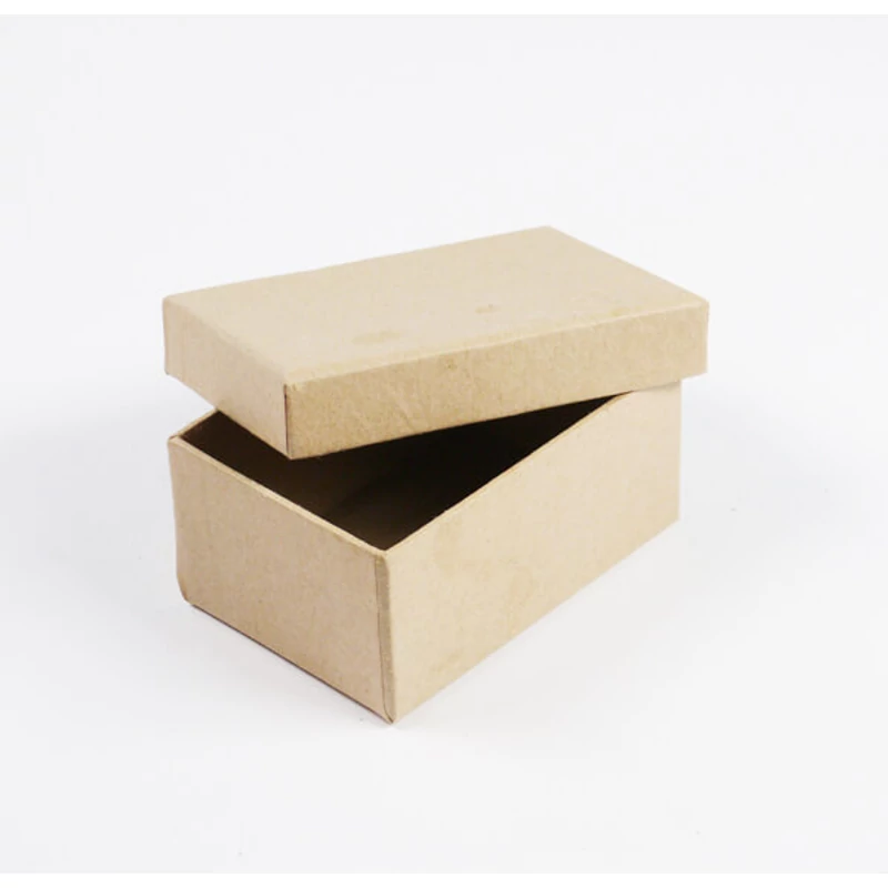 Krabica z papier-mache, obdĺžnik- 8,5x6x4 cm, malá krabička
