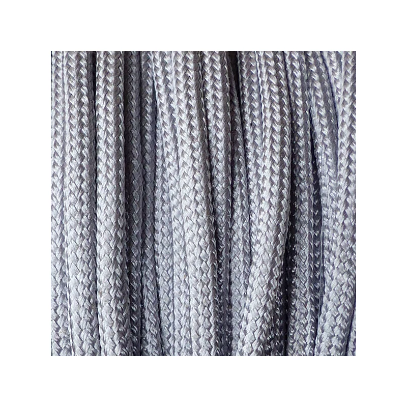 Paracord 550, v metroch, 4 mm - strieborný