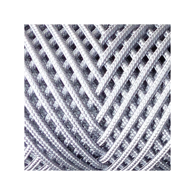 Microcord v metroch, 1,7 mm - strieborná metalíza