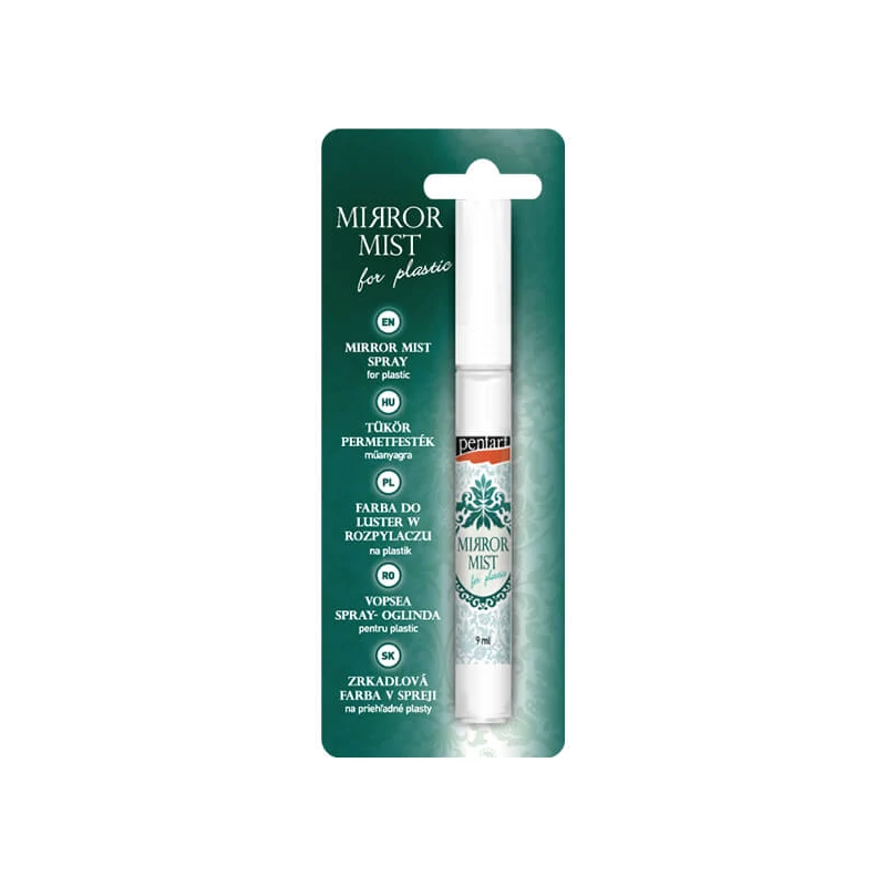 Zrkadlová farba v spreji Pentart, 9 ml - na plast